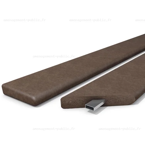 Dossier de banc plastique recyclé